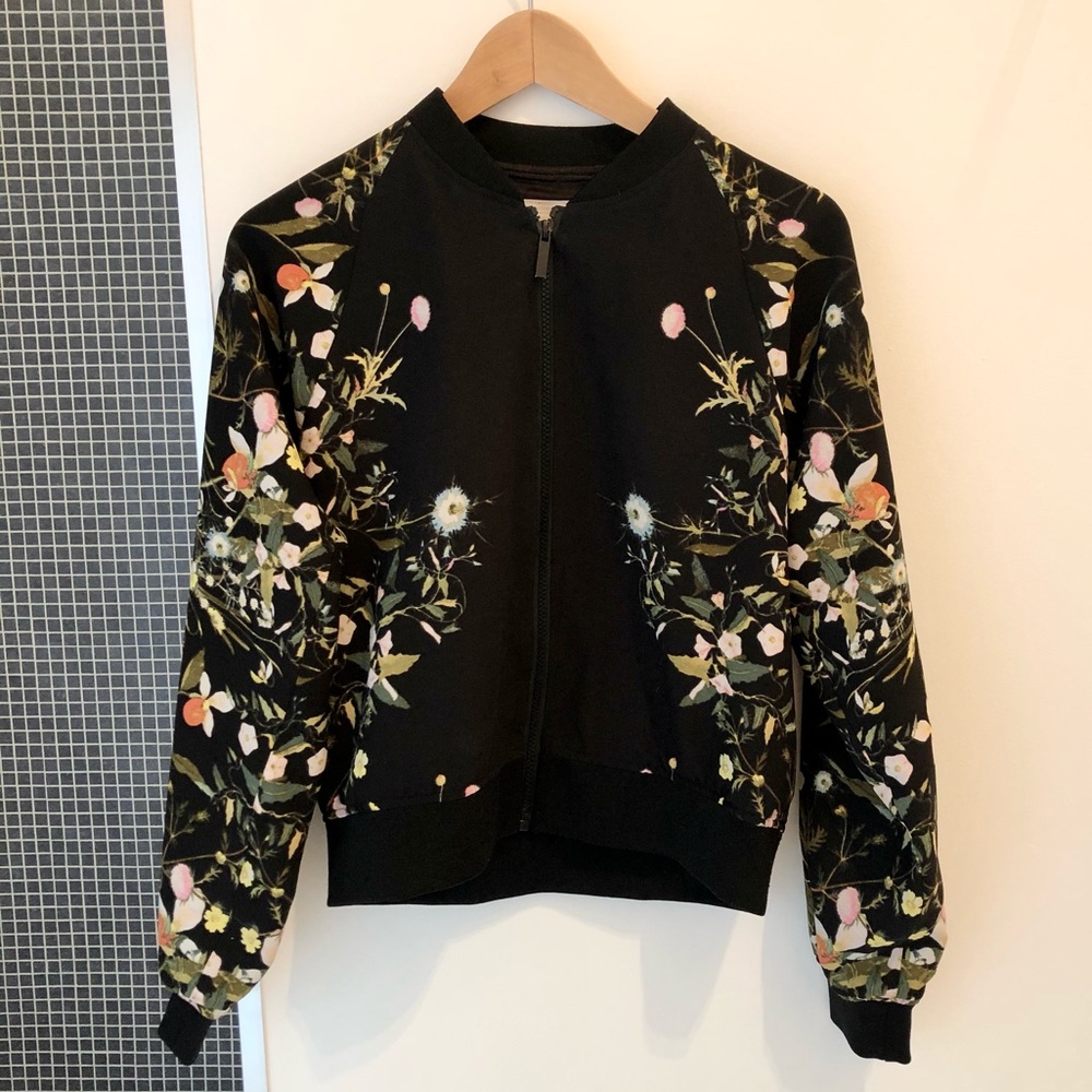 Rachel Roy | Floral Bomber Jacket | EUC
